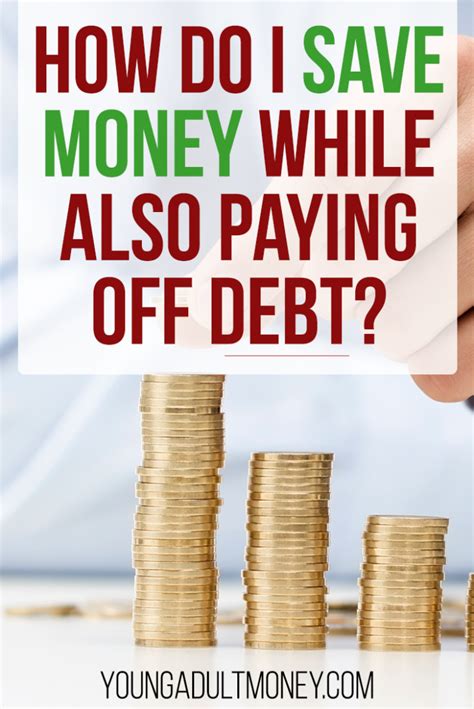 saving money while in debt